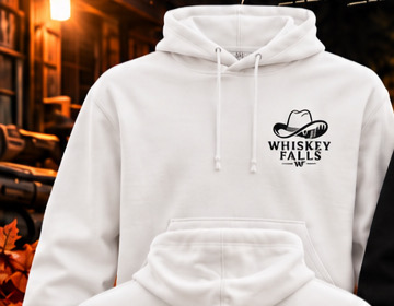 Country Girls Hoodie — cream-white, front