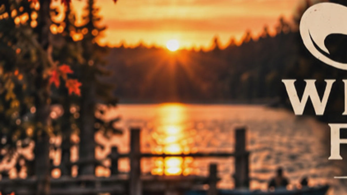 Lake at sunset from the dock